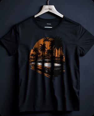 تی شرت سرمه ای